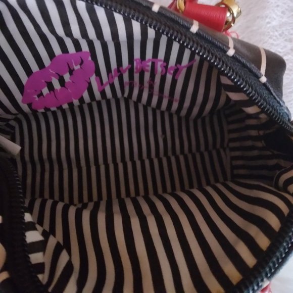 Mini Crossbody Satchel Pom Pom Purse - Picture 5 of 5